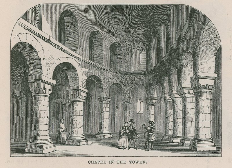Chapel in the Tower of London by English School