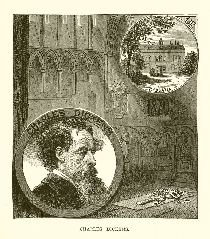 Charles Dickens by English School