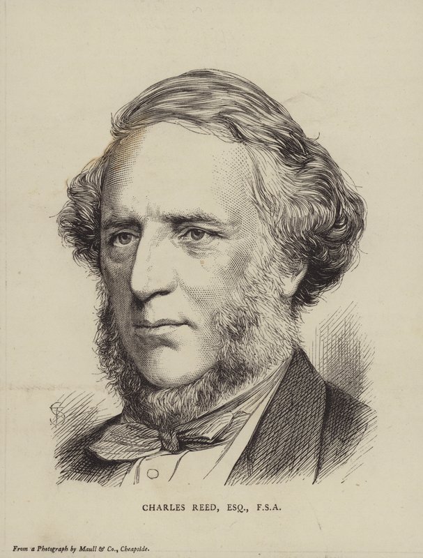 Charles Reed, British politician, MP and Fellow of the Society of Antiquaries by English School