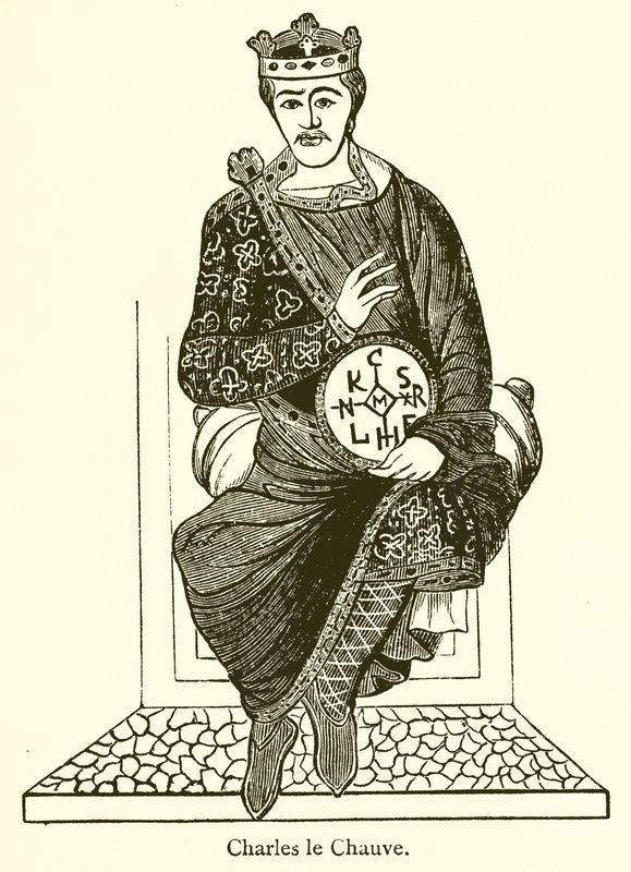 Charles the Bald by English School