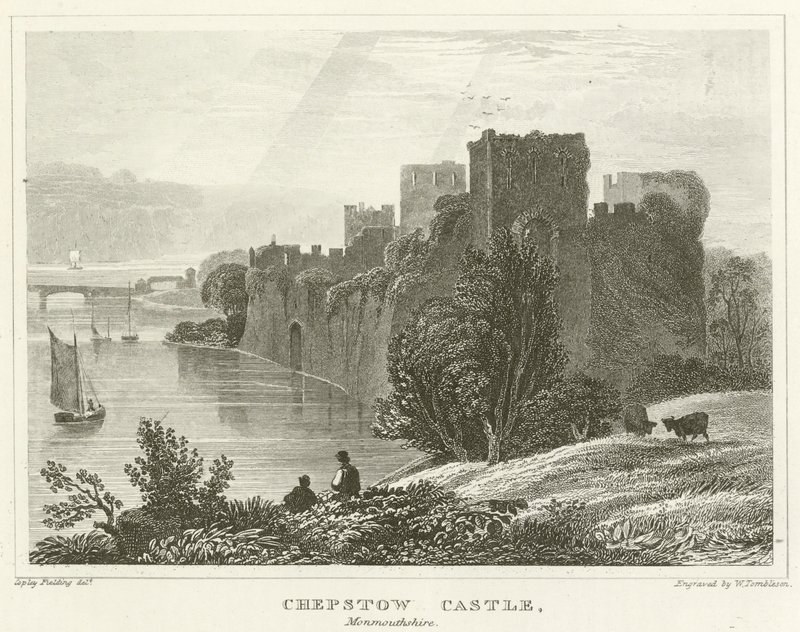 Chepstow Castle, Monmouthshire by English School