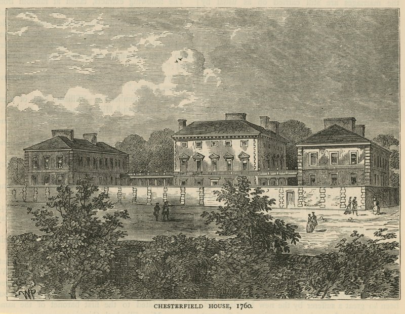 Chesterfield House, 1760 by English School