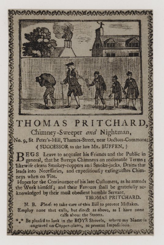 Chimney Sweeps, Thomas Pritchard by English School