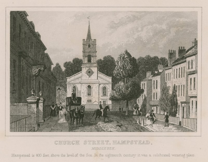 Church Street, Hampstead, Middlesex by English School