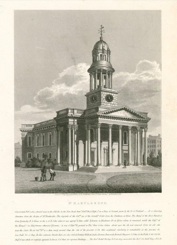 Church of St Marylebone, London by English School