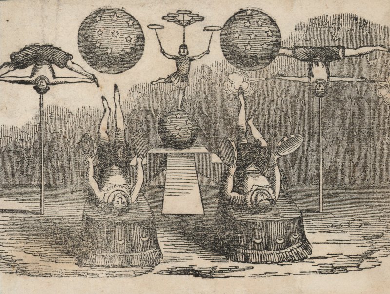 Circus Acrobats by English School
