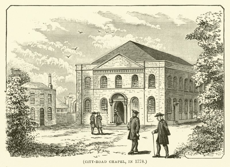 City-Road Chapel, in 1778 by English School