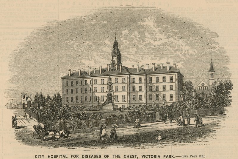 City Hospital for Diseases of the Chest, Victoria Park, London by English School