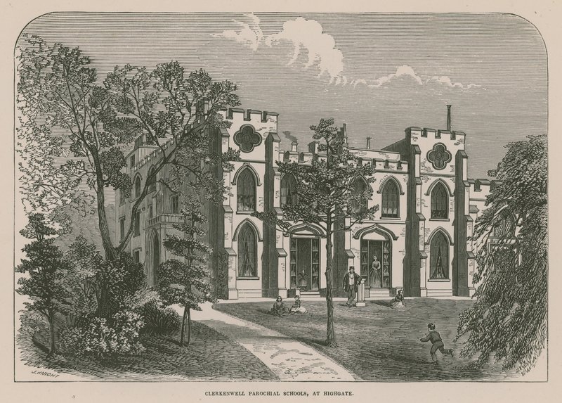 Clerkenwell Parochial Schools at Highgate, London by English School