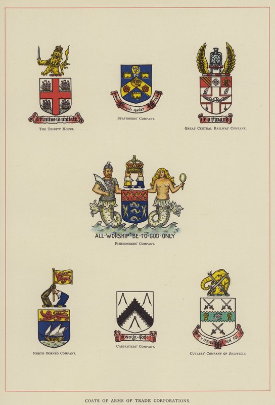 Coats of Arms of Trade Corporations by English School