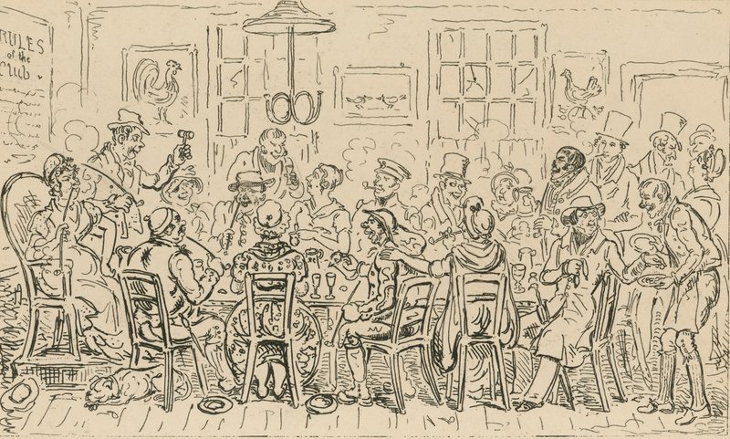 Cock and Hen Club by English School