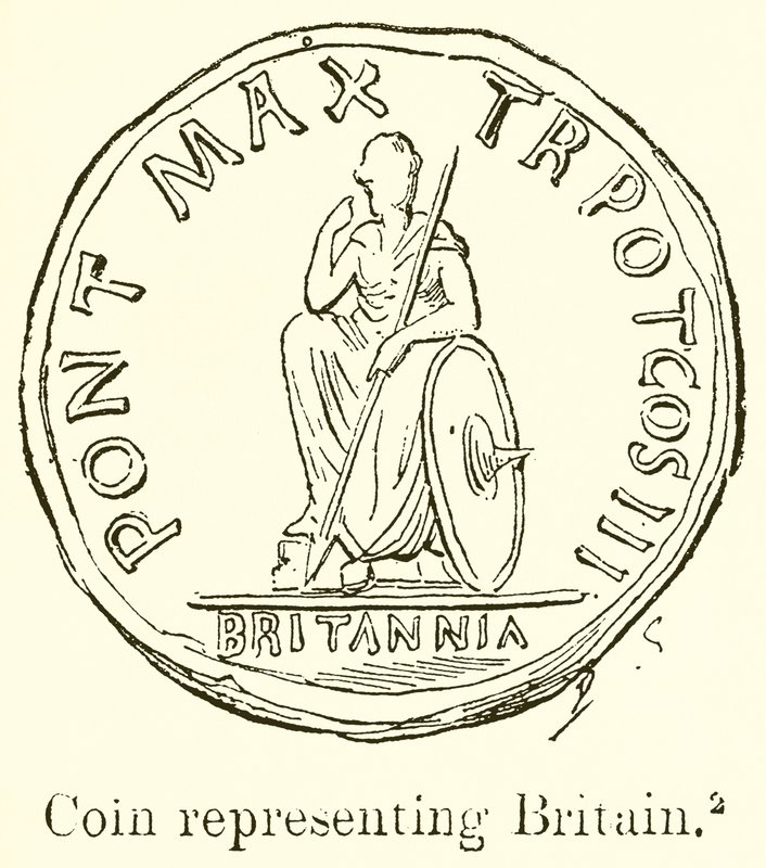 Coin Representing Britain by English School