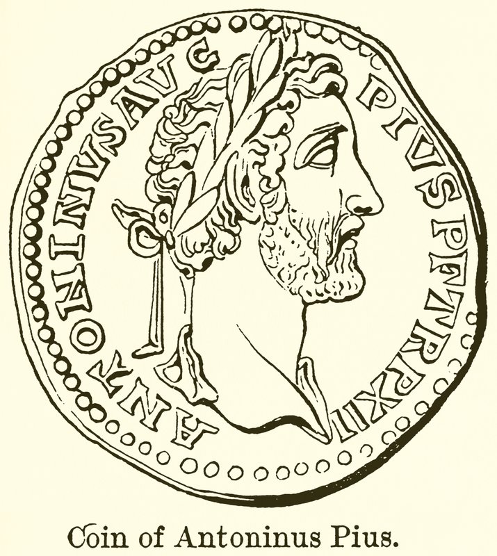 Coin of Antoninus Pius by English School
