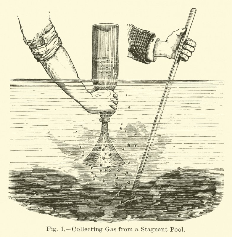 Collecting Gas from a Stagnant Pool by English School