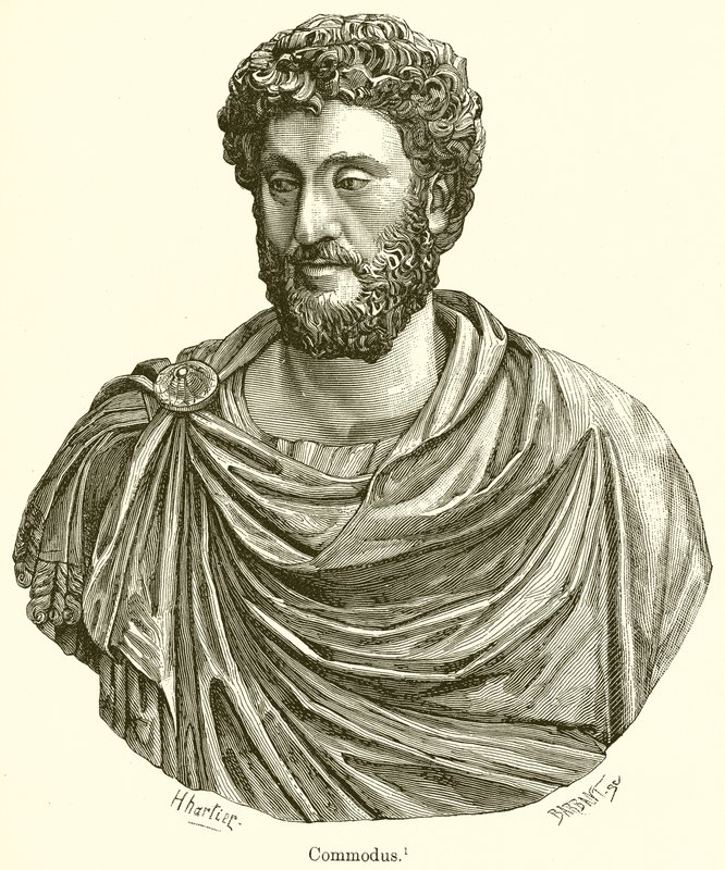 Commodus by English School