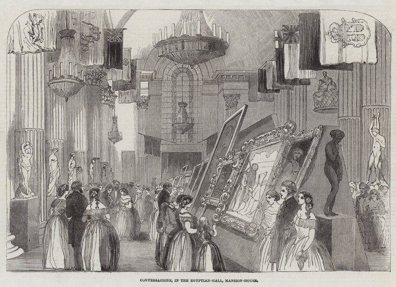 Conversazione, in the Egyptian-Hall, Mansion House by English School