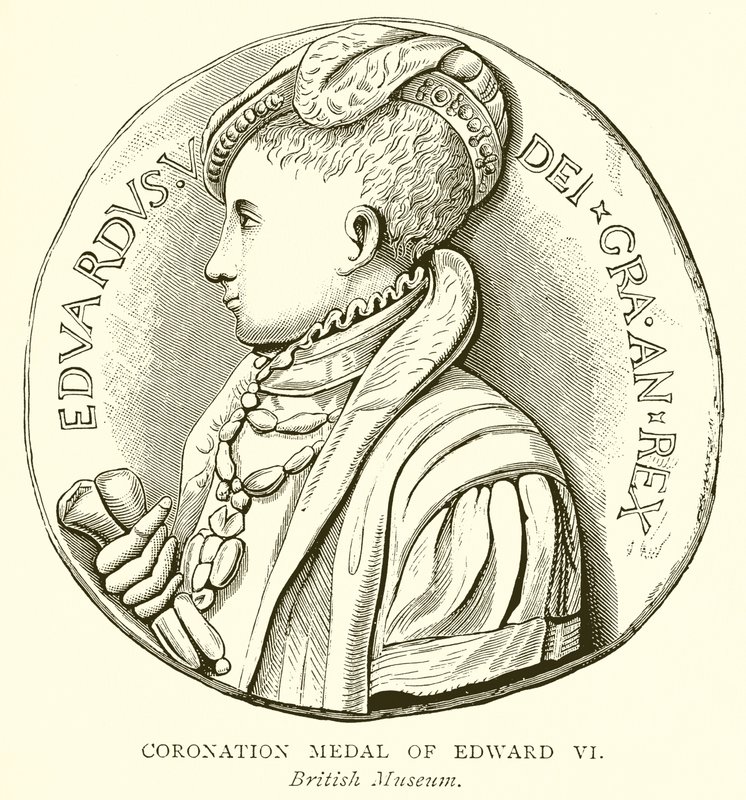Coronation Medal of Edward VI by English School