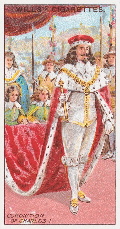 Coronation of Charles I by English School