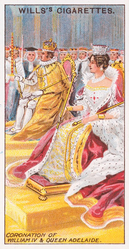 Coronation of William IV and Queen Adelaide by English School