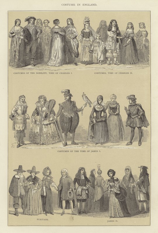 Costume in England by English School