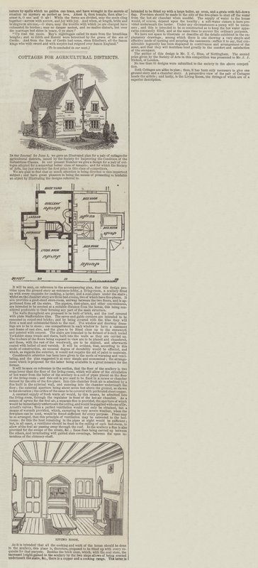 Cottages for Agricultural Districts by English School