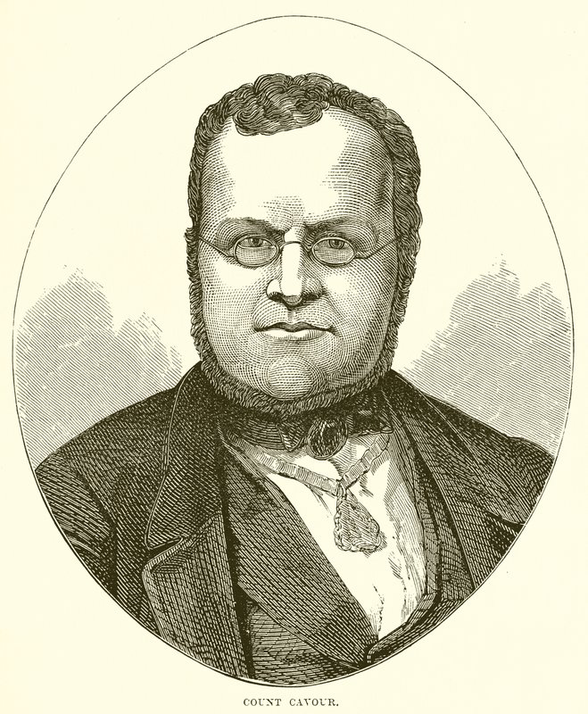 Count Cavour by English School