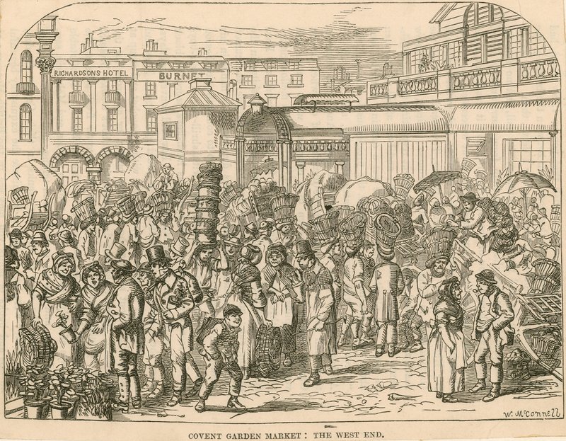 Covent Garden Market, London: the West End by English School