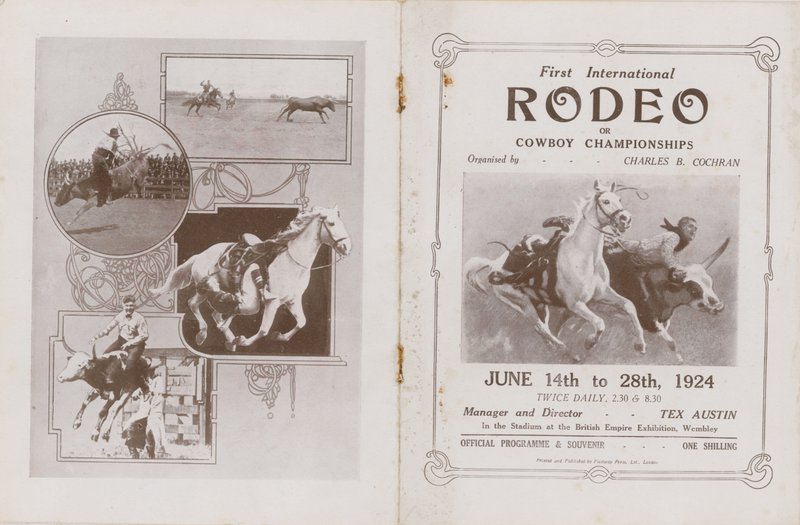 Cover of the Programme for the First International Rodeo by English School