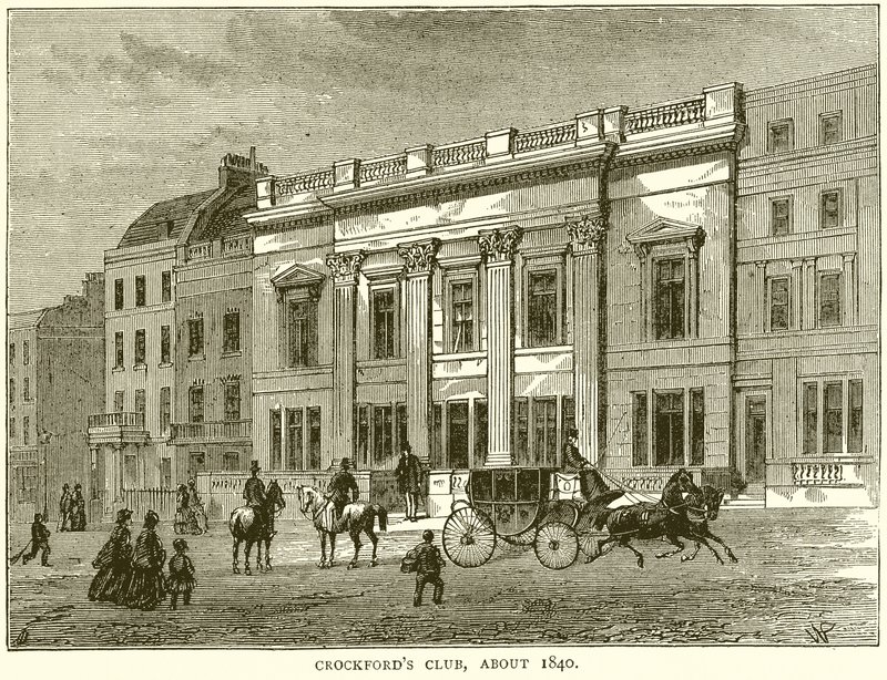 Crockfords Club, about 1840 by English School