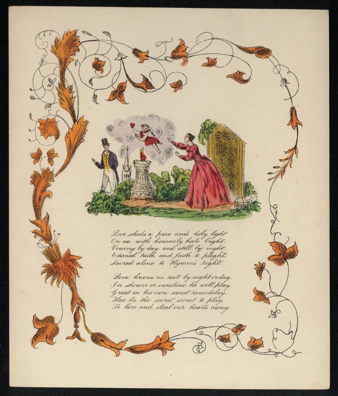 Cupid stealing a woman