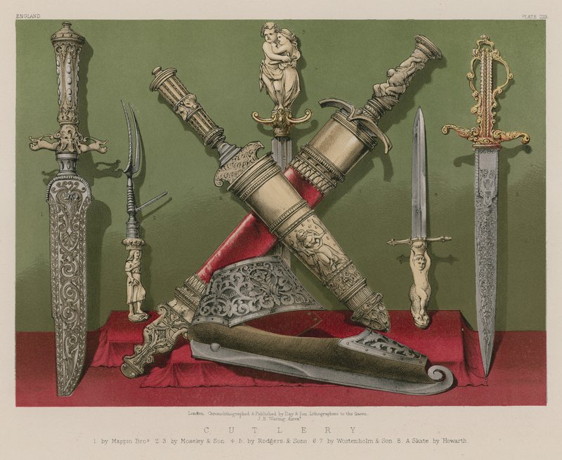 Cutlery by English School