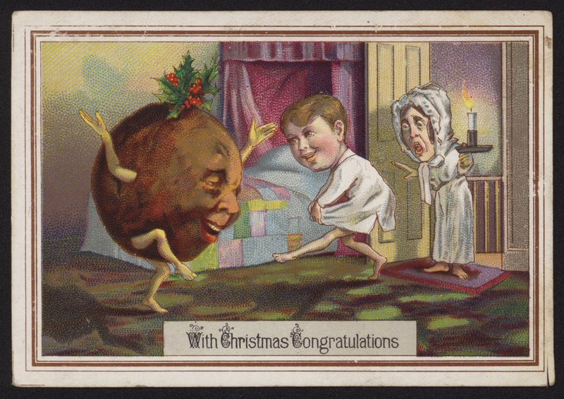Dancing Christmas Pudding by English School