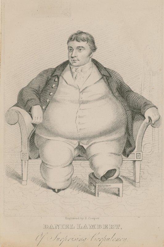 Daniel Lambert, of Surprising Corpulency by English School