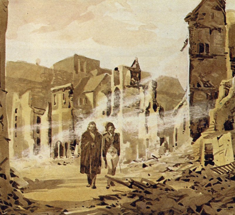 Darwin witnessed the great earthquake that wrecked the city of Concepcion by English School