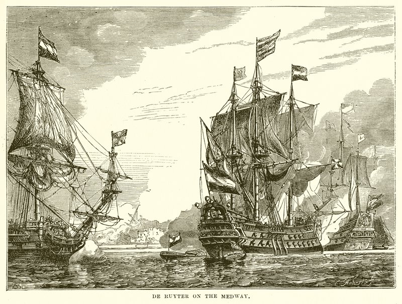 De Ruyter on the Medway by English School