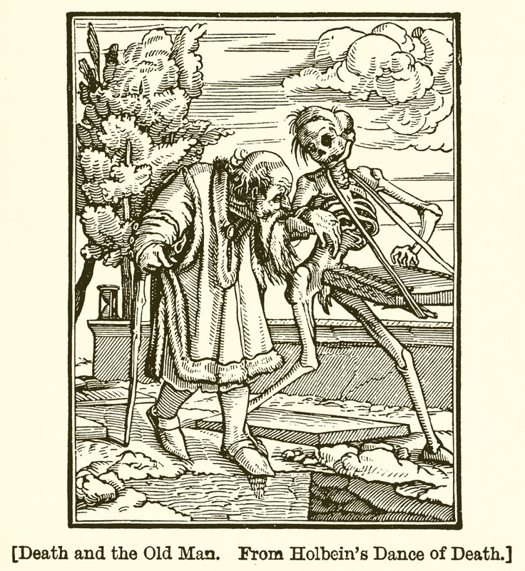 Death and the Old Man by English School
