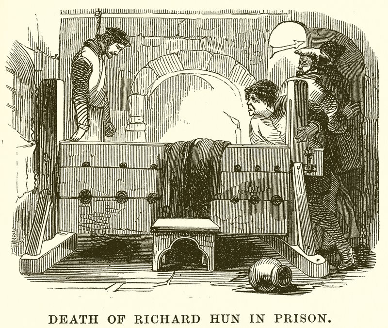 Death of Richard Hun in Prison by English School
