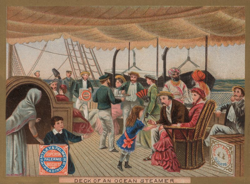 Deck of an Ocean Steamer by English School