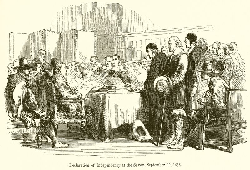 Declaration of Independency at the Savoy, September 29, 1658 by English School