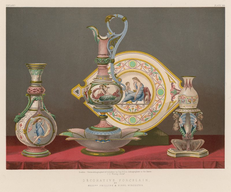 Decorative Porcelain by English School