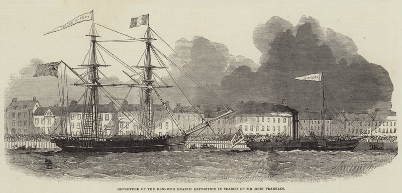 Departure of the Renewed Branch Expedition in Search of Sir John Franklin by English School