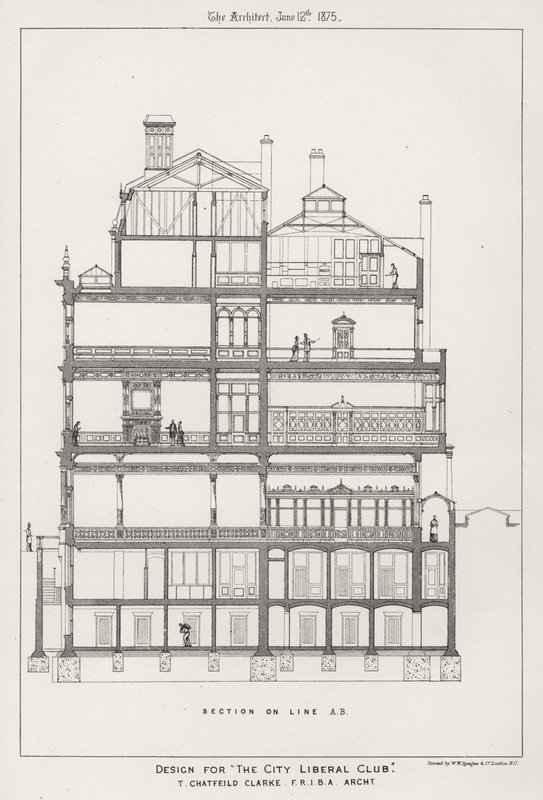 Design for The City Liberal Club by English School