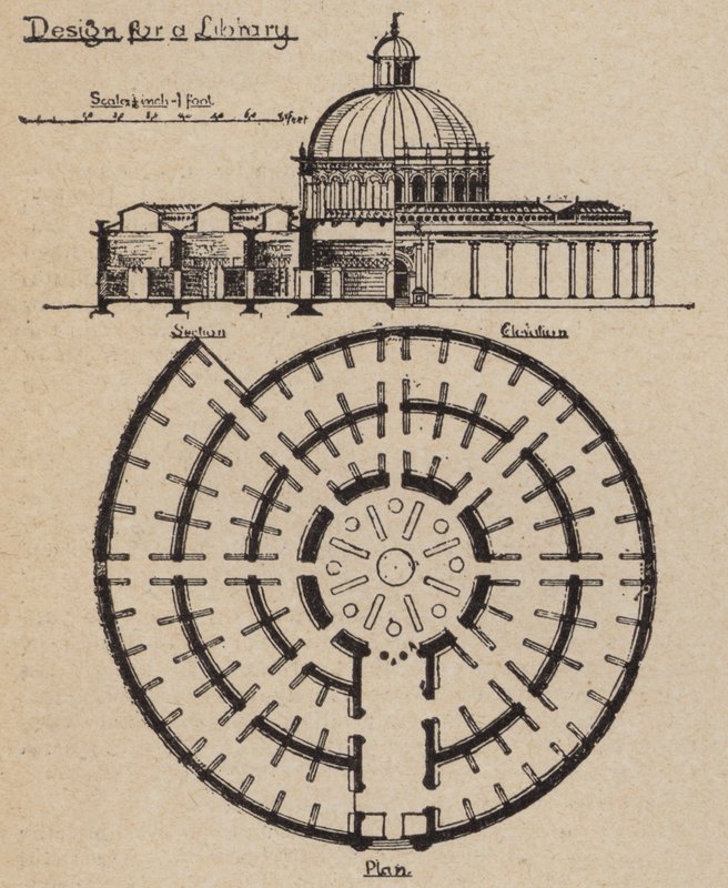 Design for an infinitely expandable library by English School