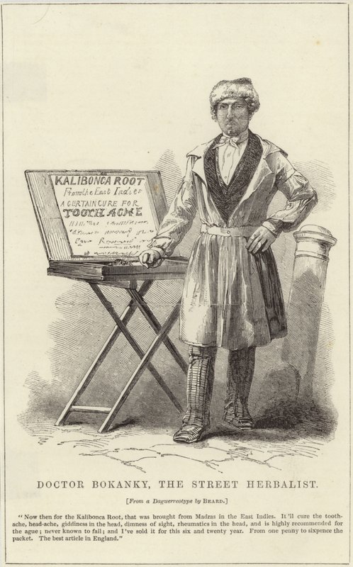 Doctor Bokanky the Street Herbalist by English School