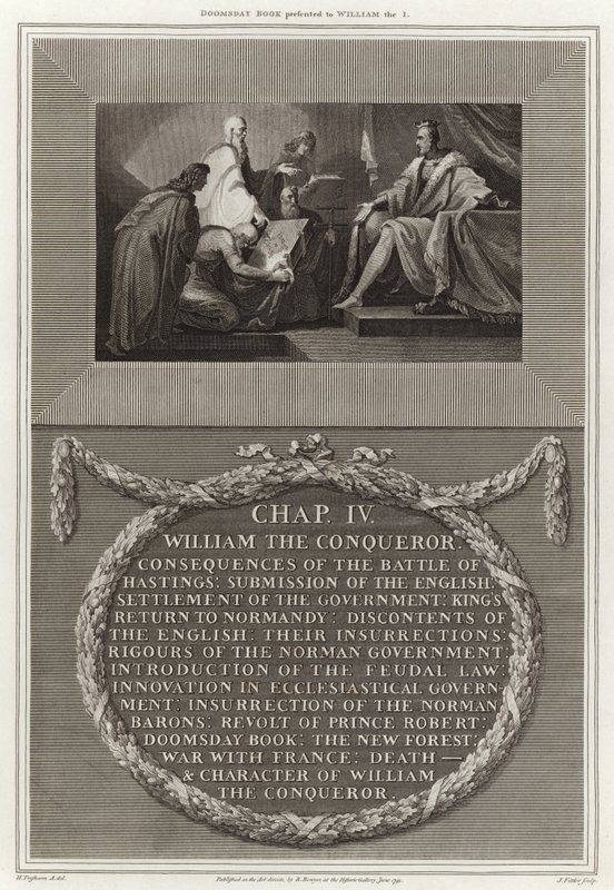 Doomsday Book Presented to William I by English School