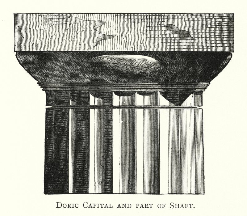 Doric Capital and part of Shaft by English School