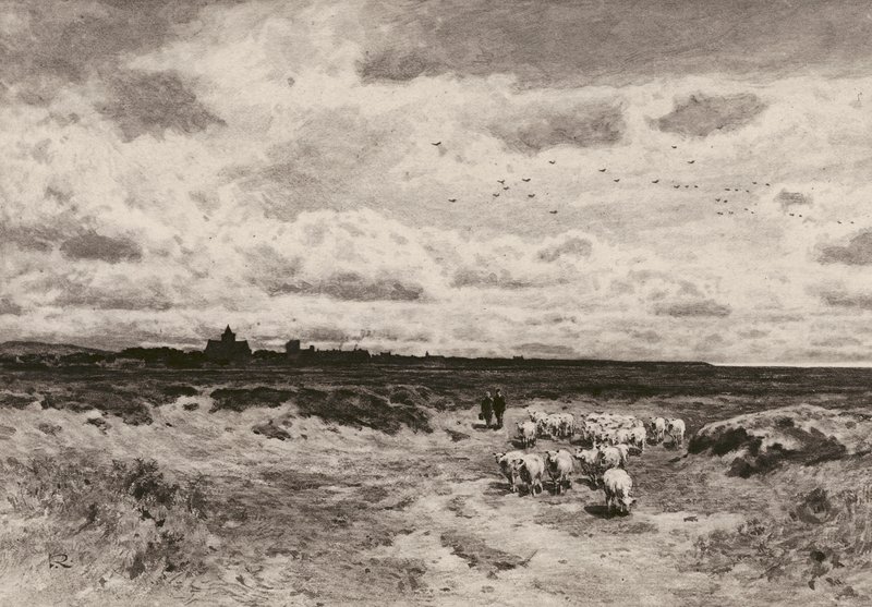 Dornoch, after G Reid, RSA by English School