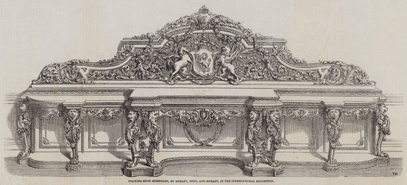 Drawing-Room Sideboard, by Morant, Boyd, and Morant, in the International Exhibition by English School