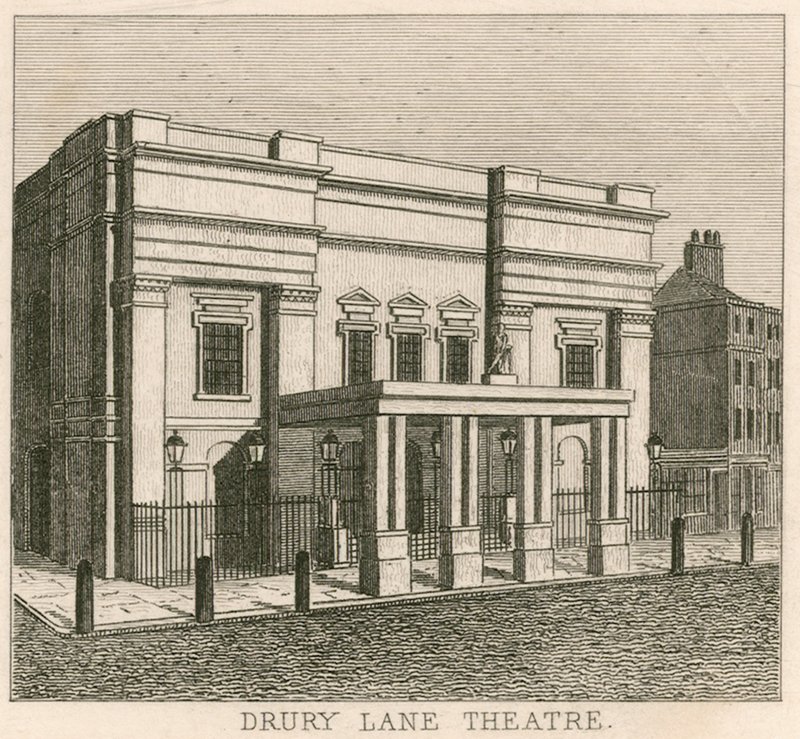 Drury Lane Theatre, London by English School