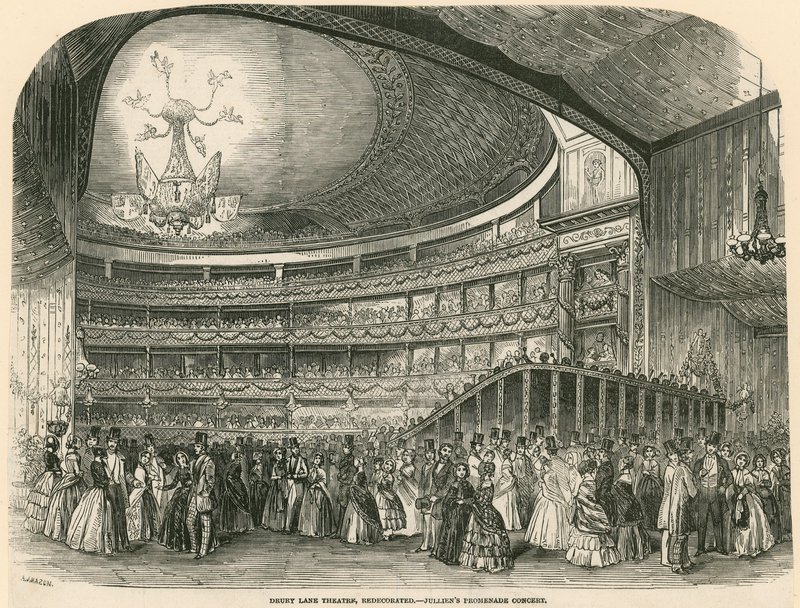 Drury Lane Theatre redecorated - Jullien